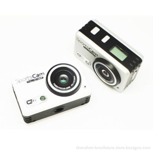 WiFi sports digital video cameras, 1,080p full HD, 5M pixel, 120 degrees 20m waterproof